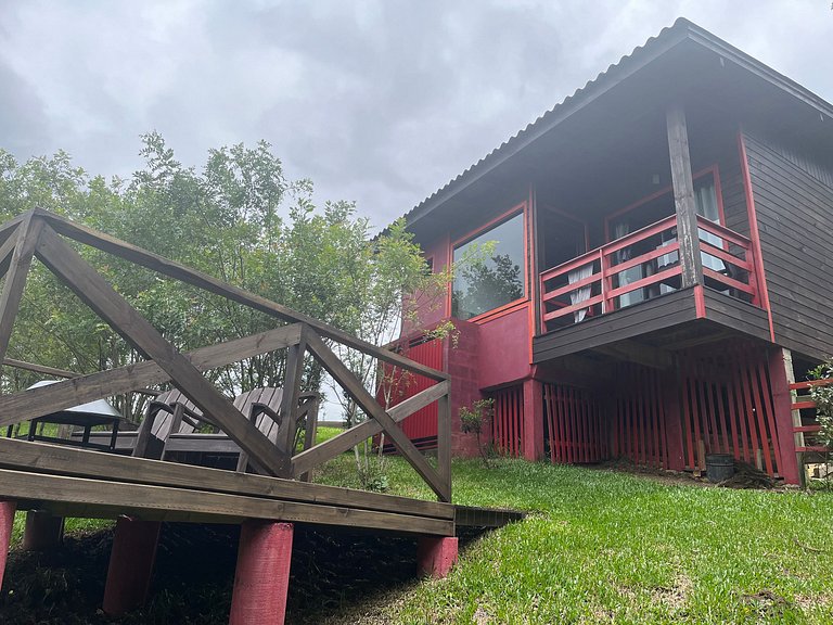 Chalé Morada da Lua (vista top e hidromassagem)