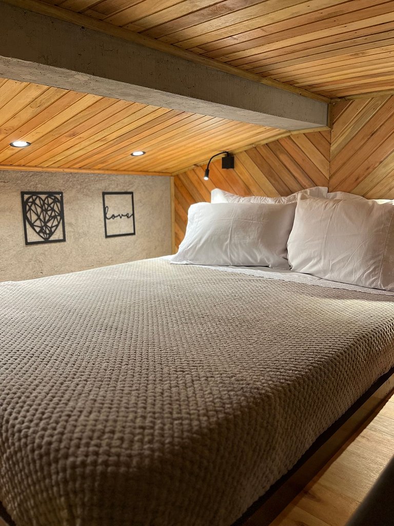 Chalé da Fonte/tiny house(vista top e hidromassagem)